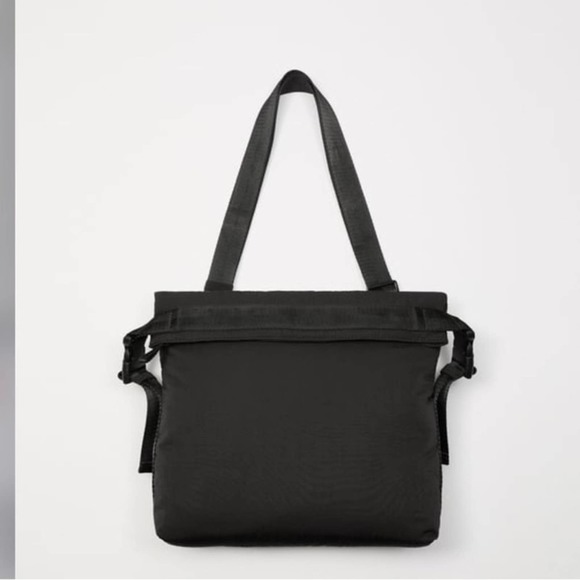 Zara Handbags - Zara Black SOFT NYLON CROSSBODY BAG